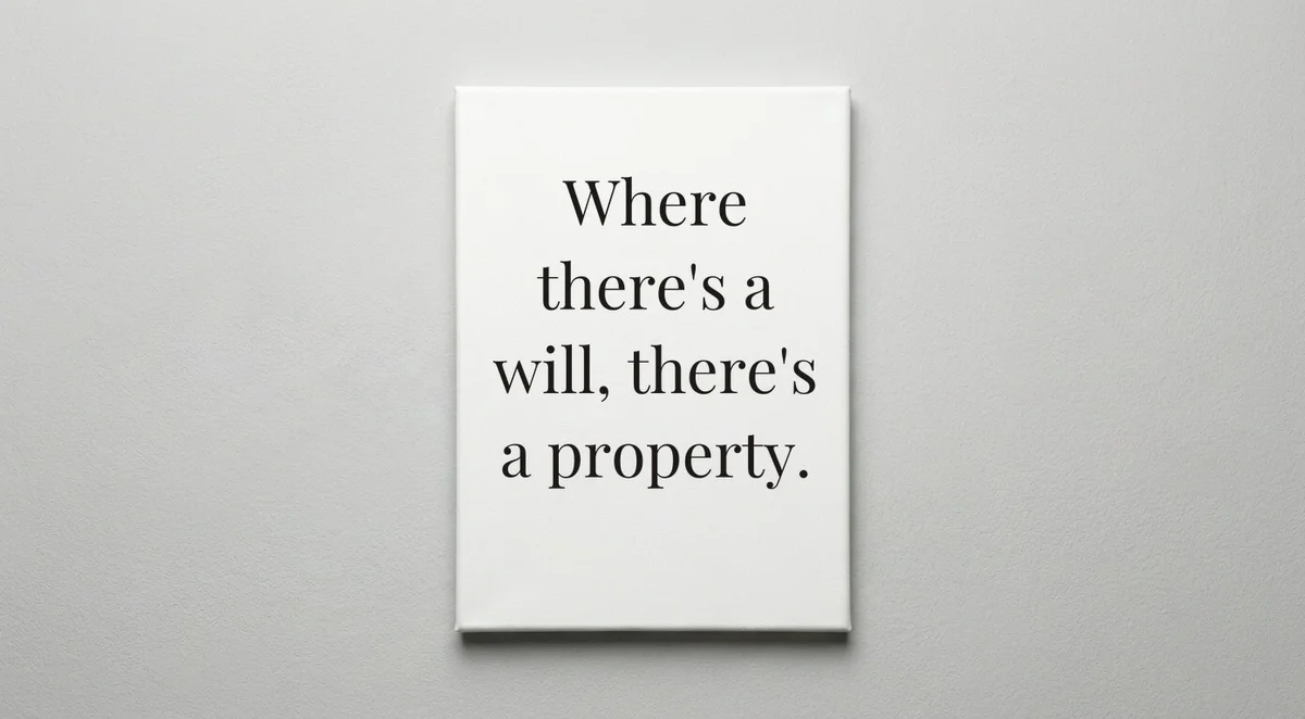 Real Estate Agent quote wall art - canvas print