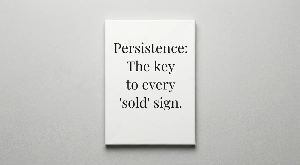 Real Estate Broker quote wall art - canvas print