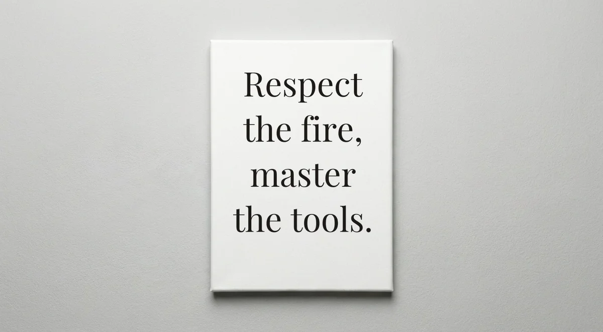 Firefighter quote wall art - canvas print