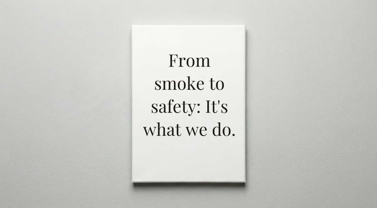 Firefighter quote wall art - canvas print