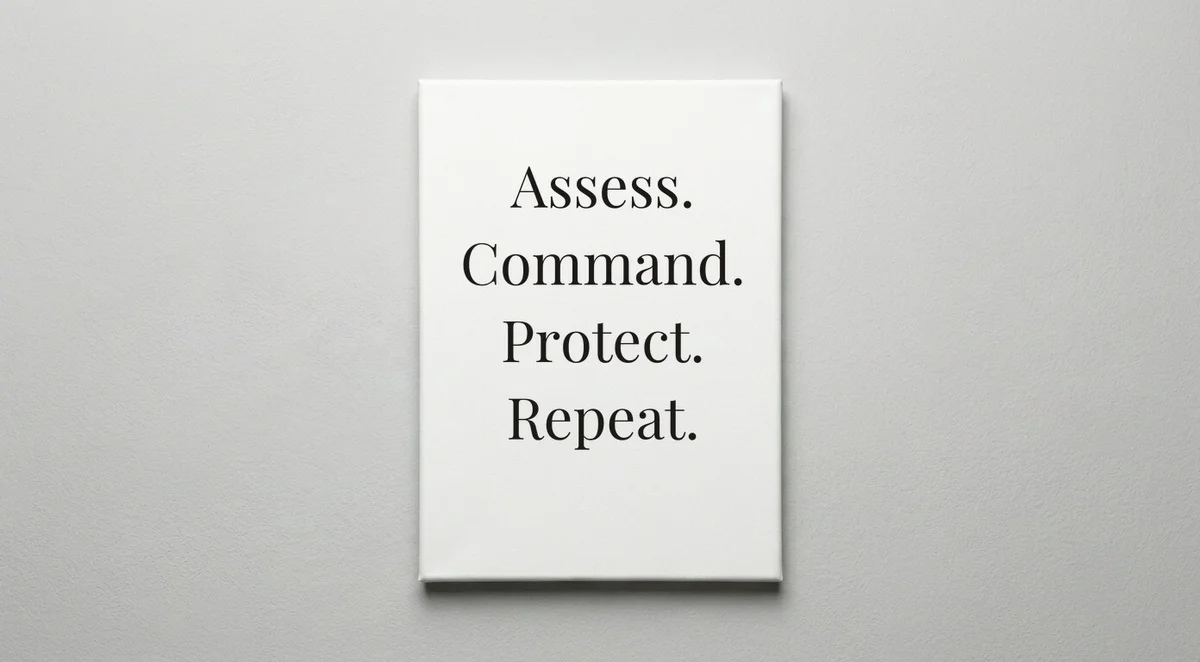 Fire Captain quote wall art - canvas print