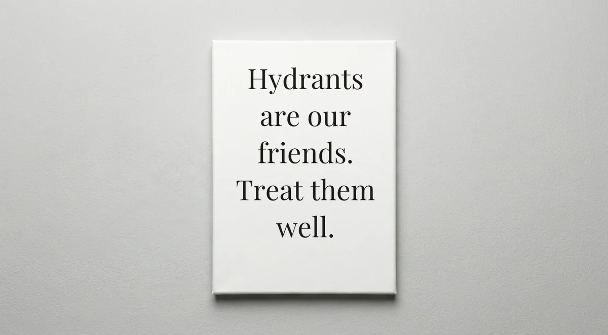 Fire Captain quote wall art - canvas print