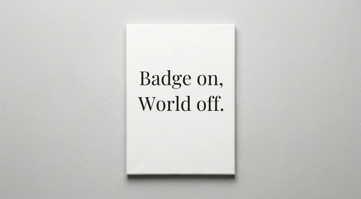 Police Officer quote wall art - canvas print