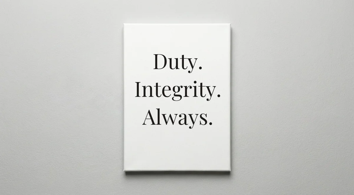 Police Officer quote wall art - canvas print