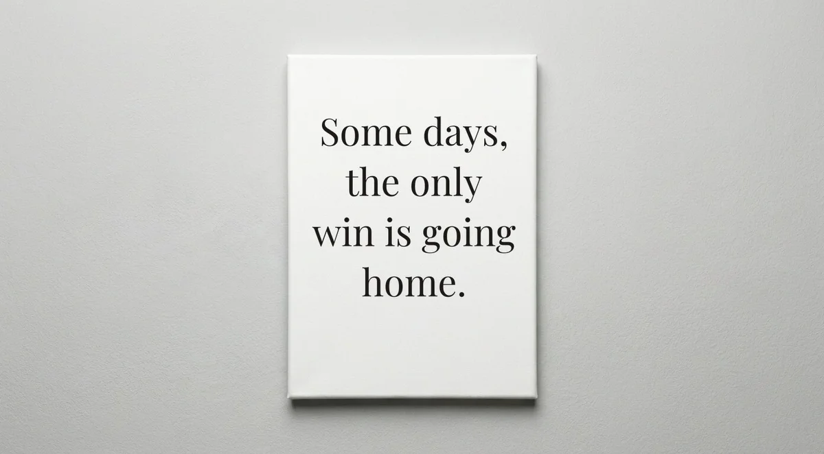 Cop quote wall art - canvas print