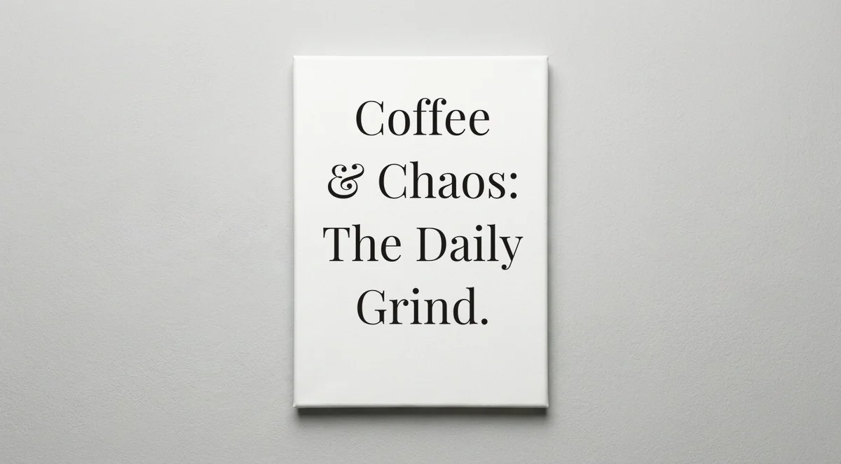 Cop quote wall art - canvas print