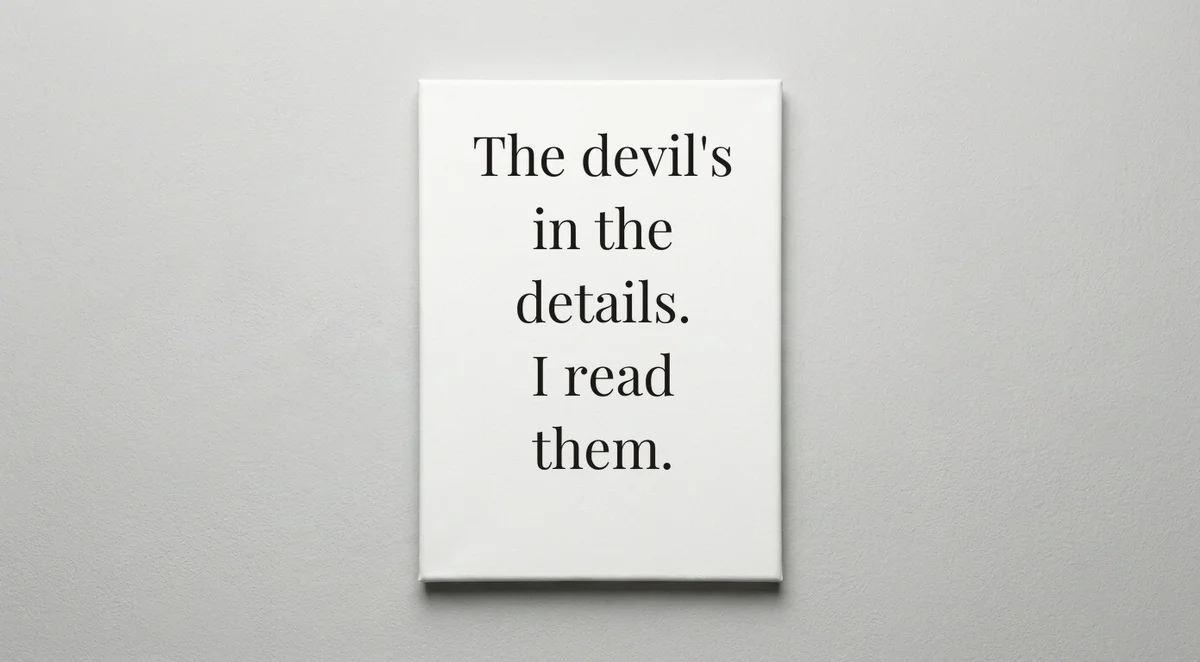 Detective quote wall art - canvas print