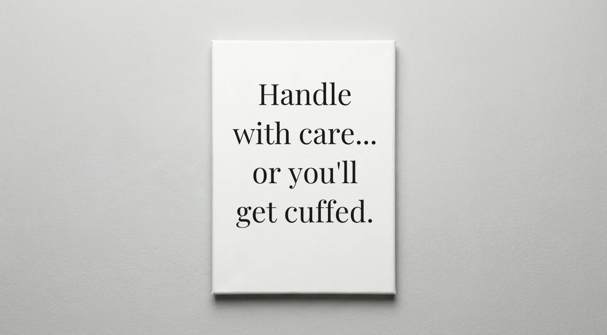 Sheriff quote wall art - canvas print