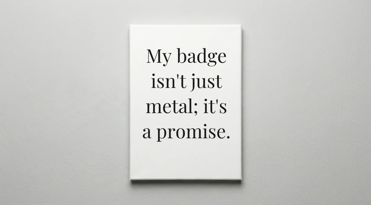 Sheriff quote wall art - canvas print