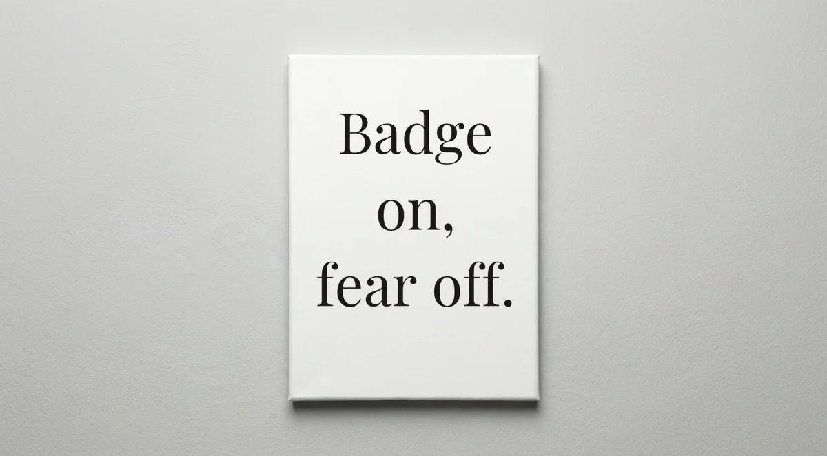 Sheriff quote wall art - canvas print