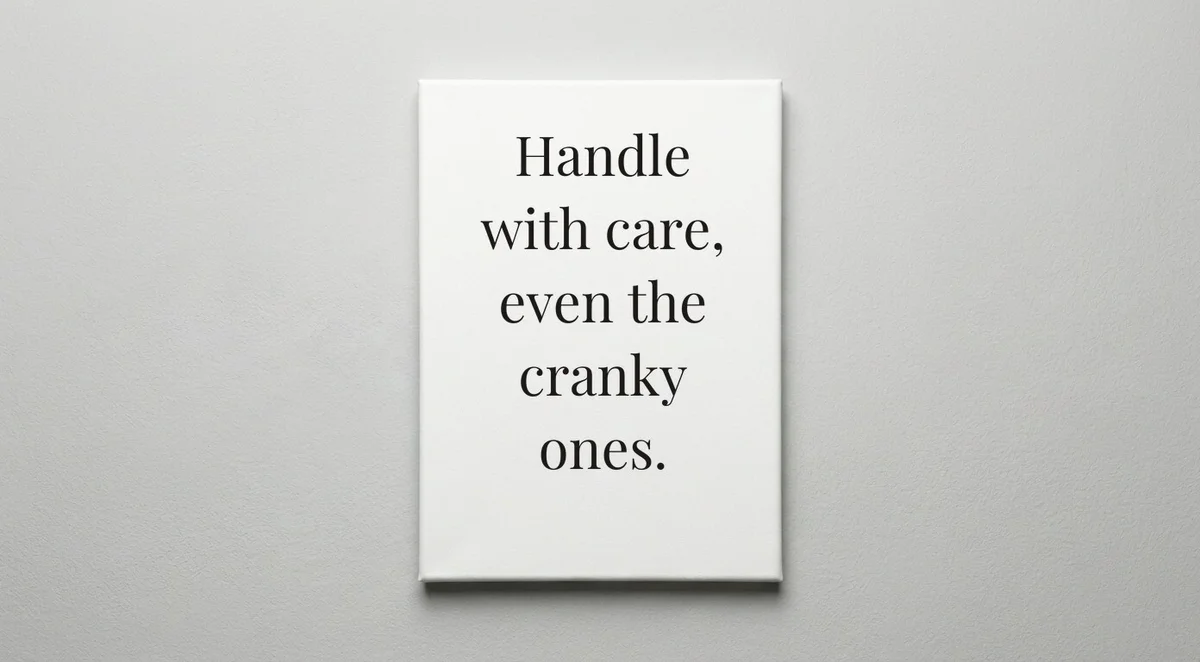 State Trooper quote wall art - canvas print