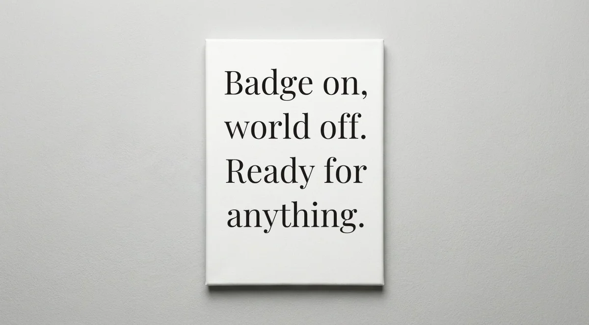 State Trooper quote wall art - canvas print