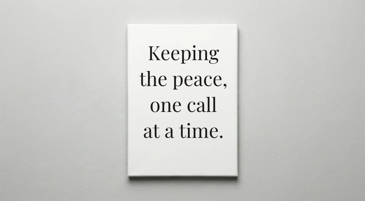 State Trooper quote wall art - canvas print