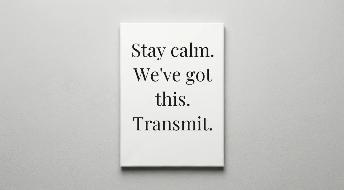 Dispatcher quote wall art - canvas print