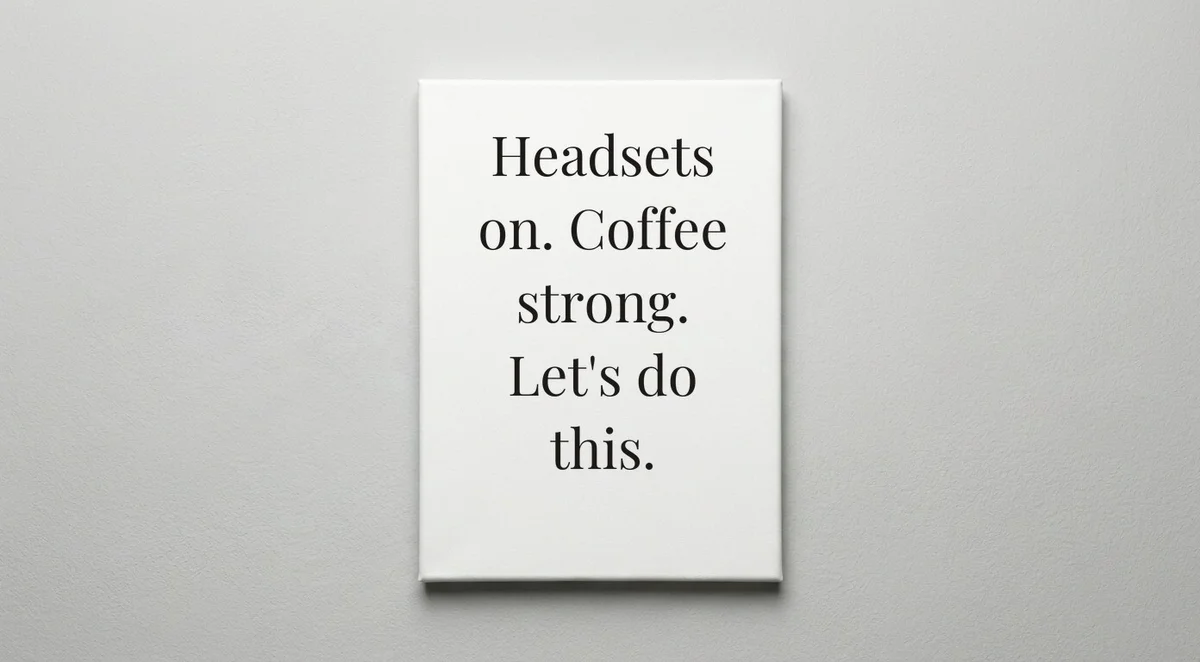 Dispatcher quote wall art - canvas print