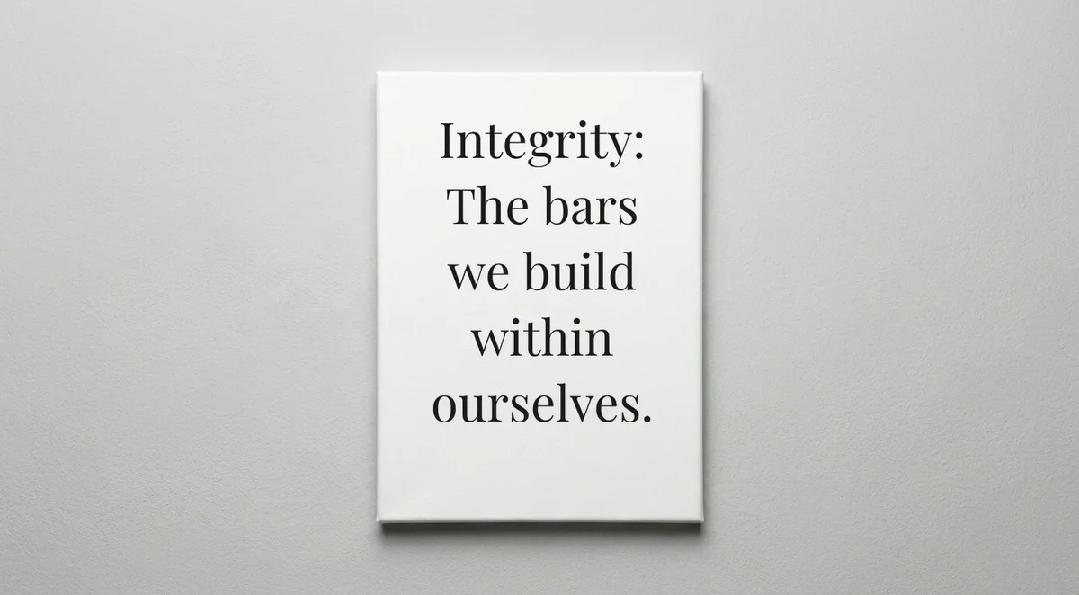 Prison Guard quote wall art - canvas print