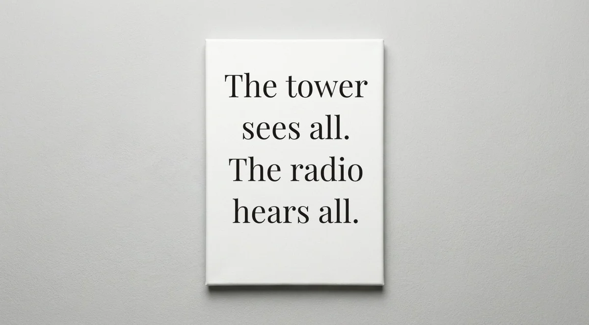 Prison Guard quote wall art - canvas print