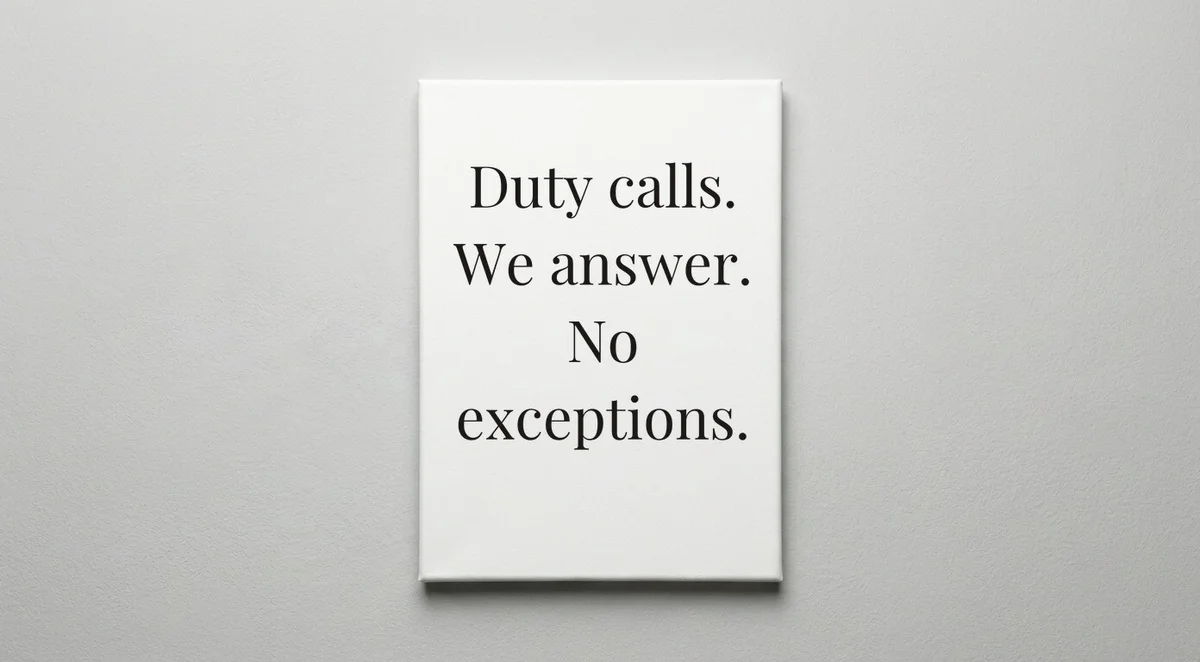 Prison Guard quote wall art - canvas print