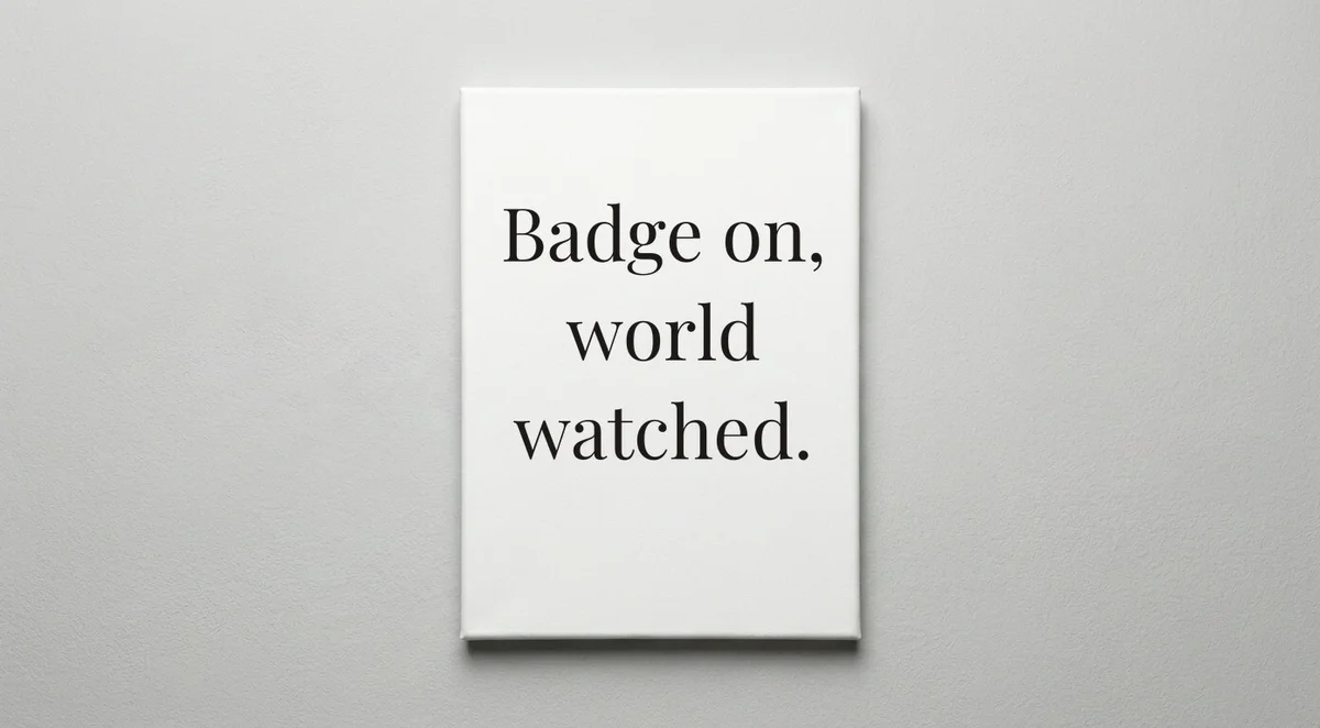 Security Guard quote wall art - canvas print