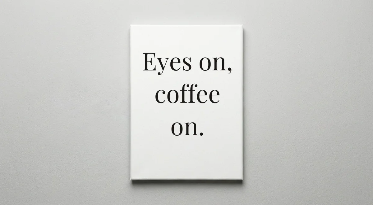 Security Guard quote wall art - canvas print