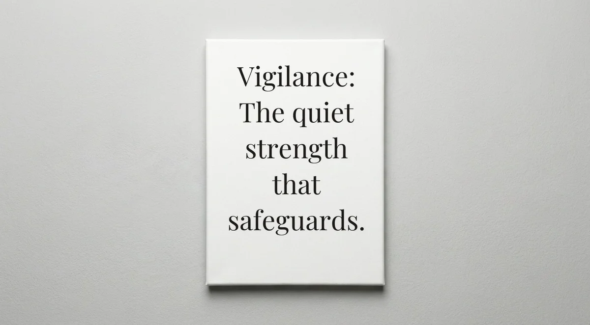 Security Officer quote wall art - canvas print