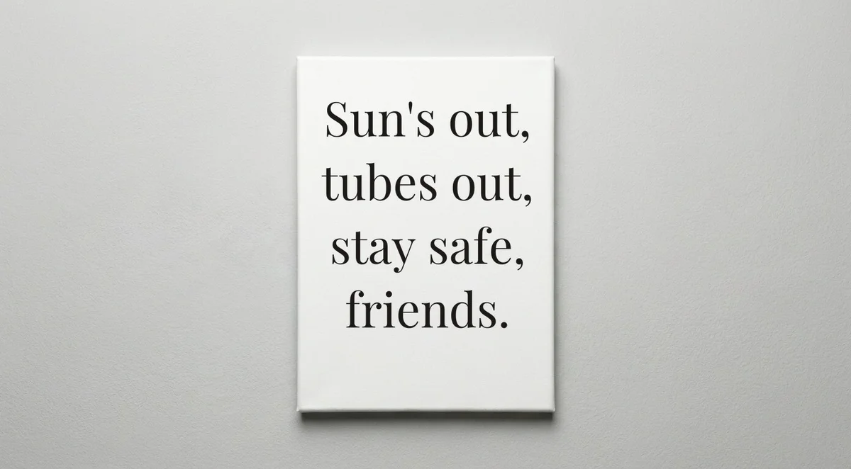 Lifeguard quote wall art - canvas print