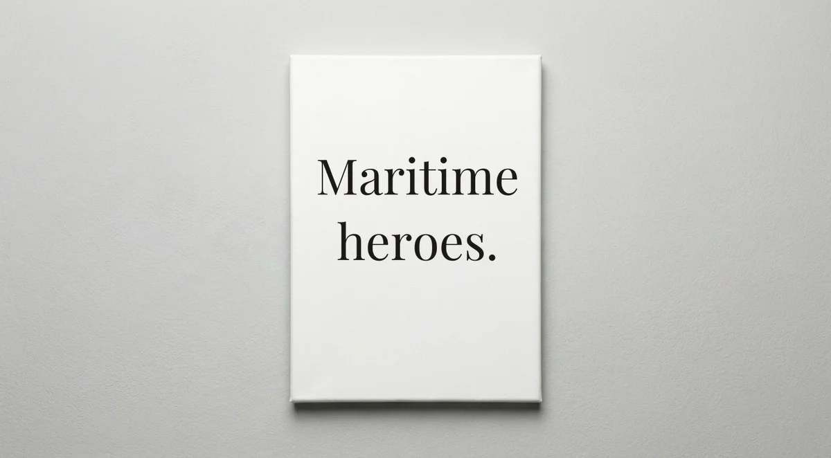 Coast Guard quote wall art - canvas print