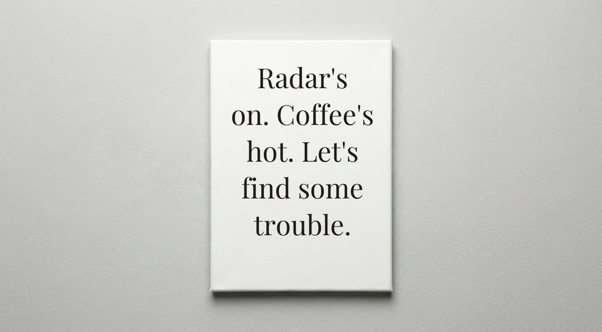 Coast Guard quote wall art - canvas print