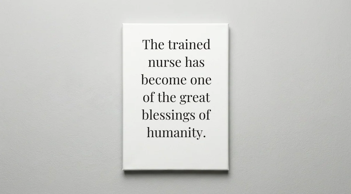 Nurse quote wall art - canvas print