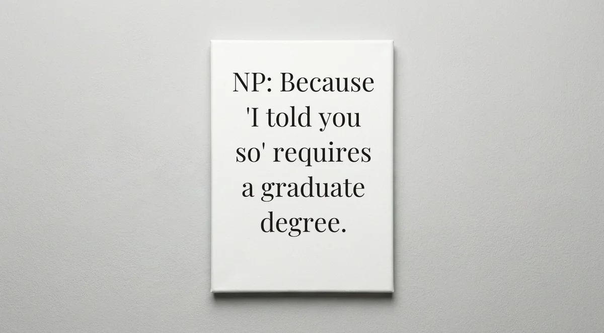 Nurse Practitioner quote wall art - canvas print