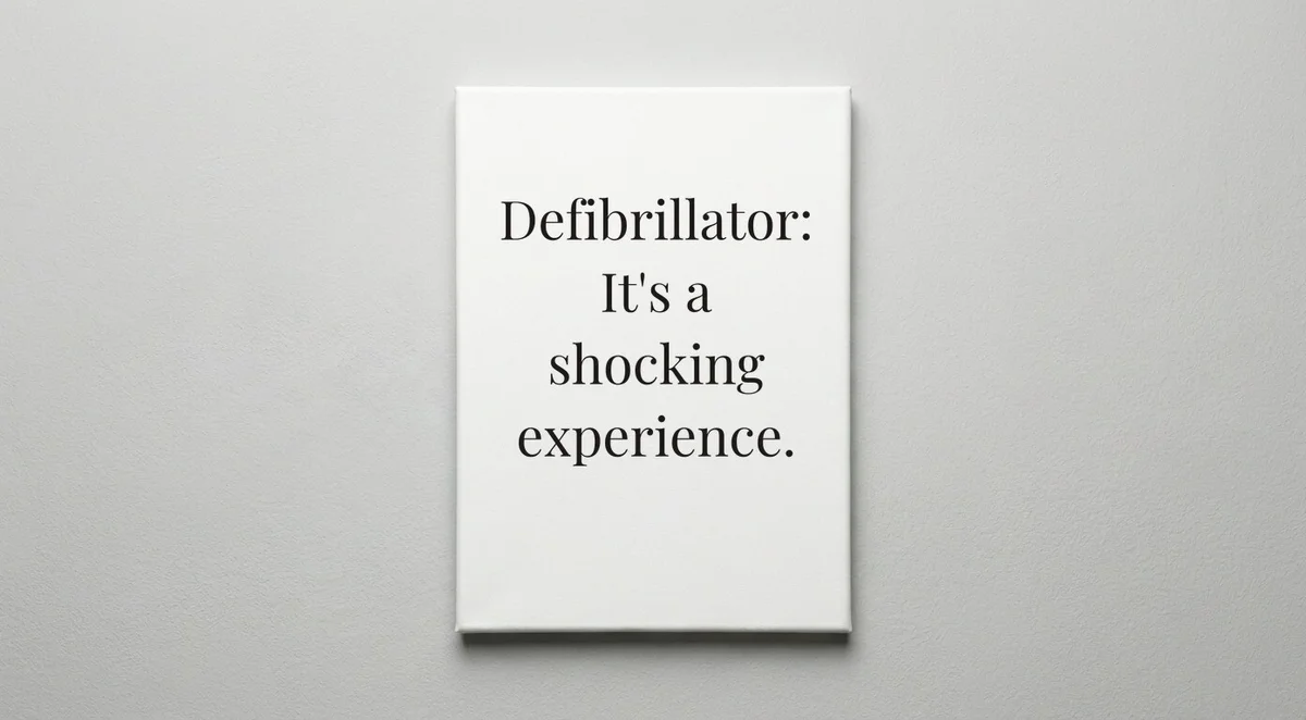 ER Nurse quote wall art - canvas print