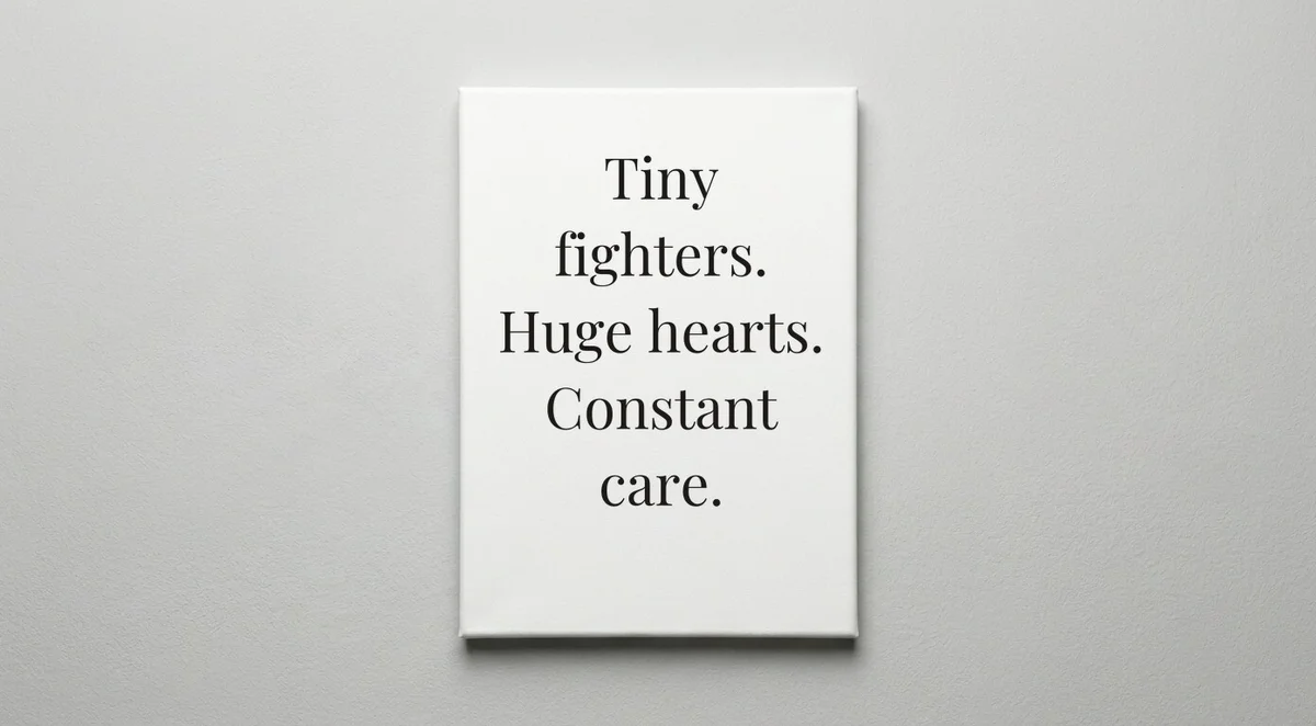 NICU Nurse quote wall art - canvas print