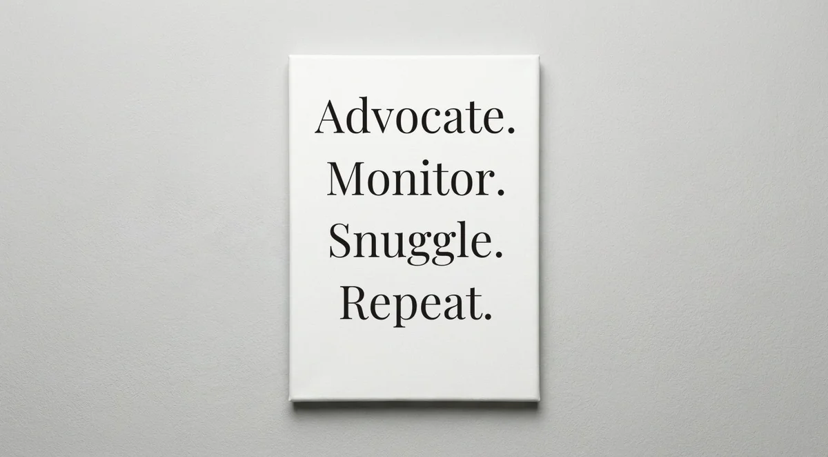 NICU Nurse quote wall art - canvas print