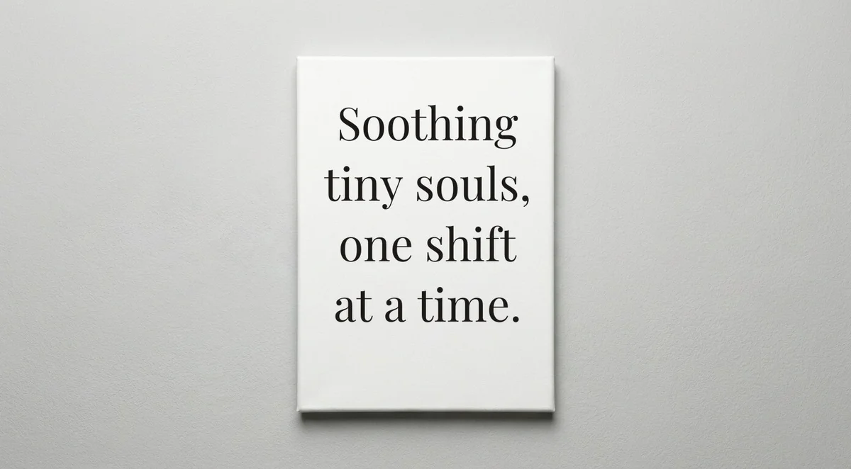 NICU Nurse quote wall art - canvas print