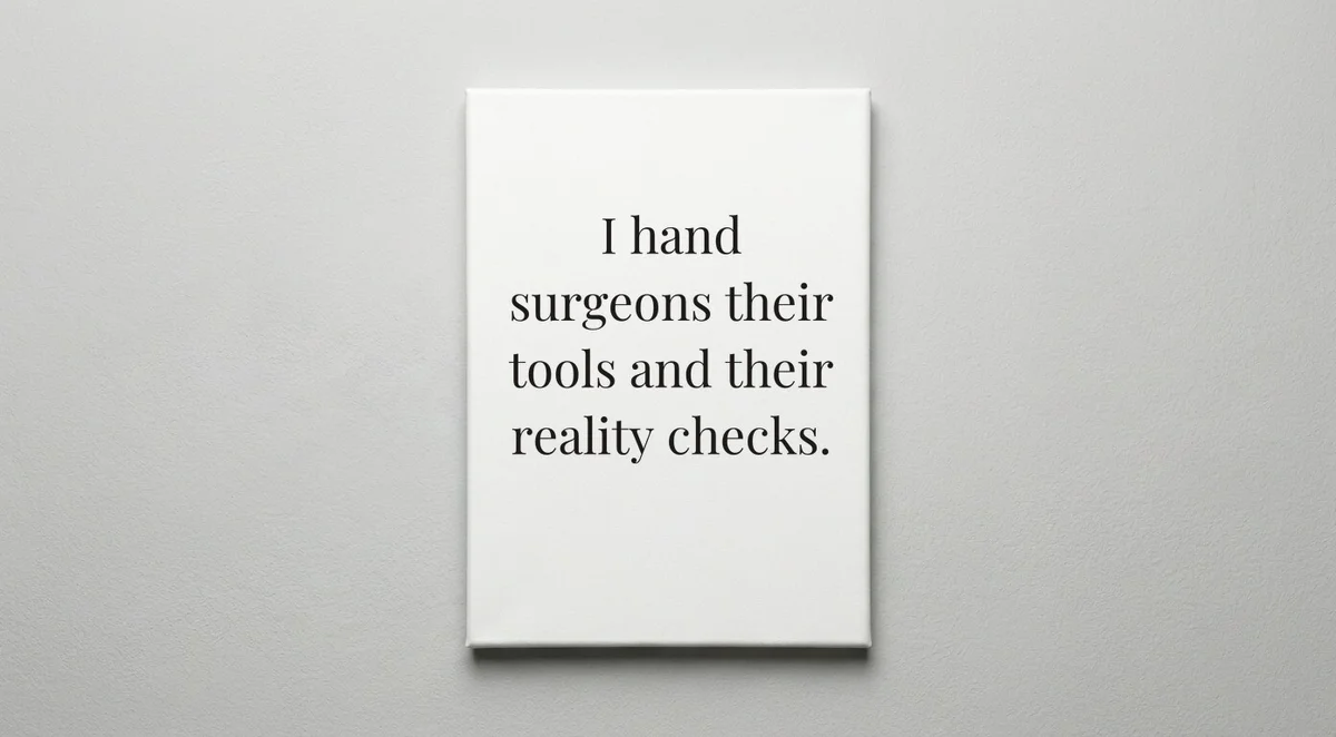 OR Nurse quote wall art - canvas print