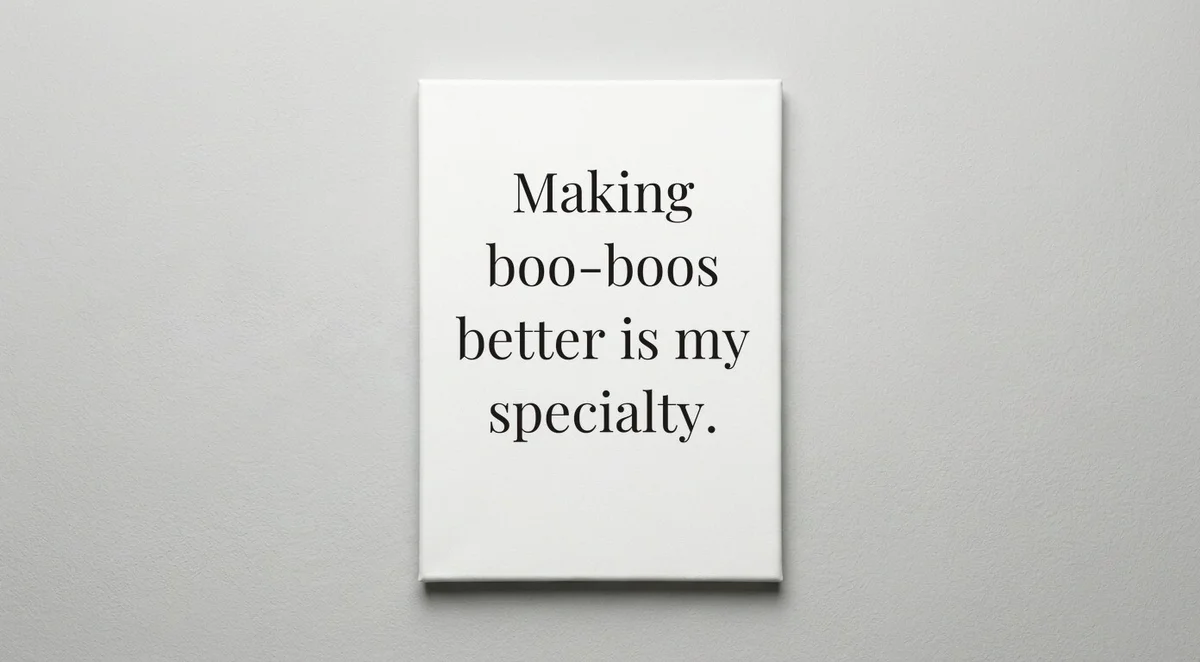 Pediatric Nurse quote wall art - canvas print