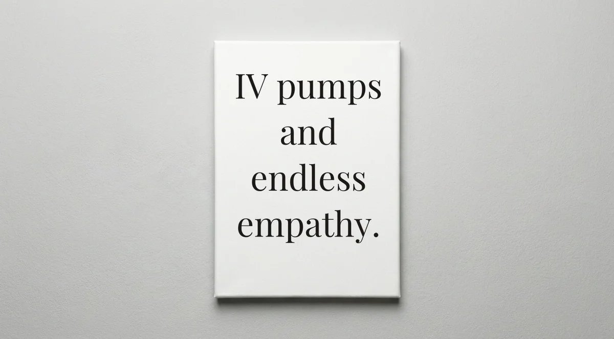 Oncology Nurse quote wall art - canvas print