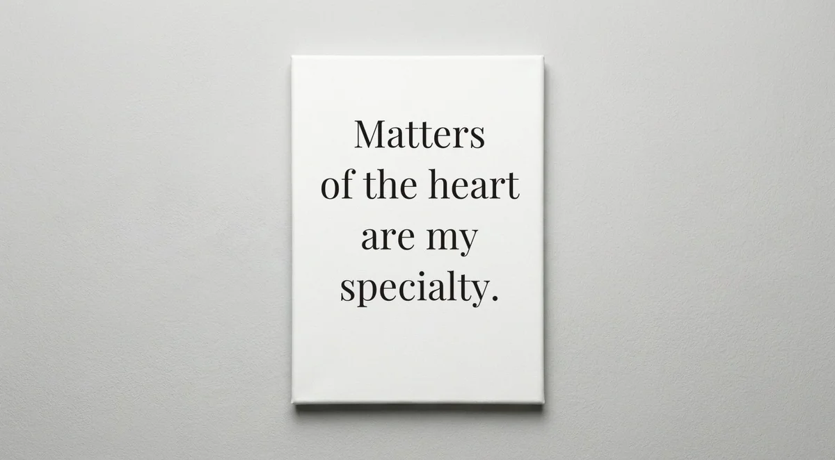 Cardiologist quote wall art - canvas print
