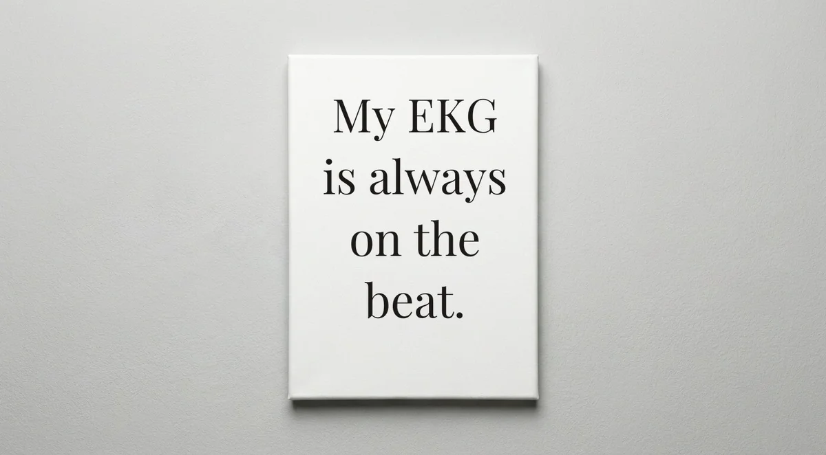 Cardiologist quote wall art - canvas print