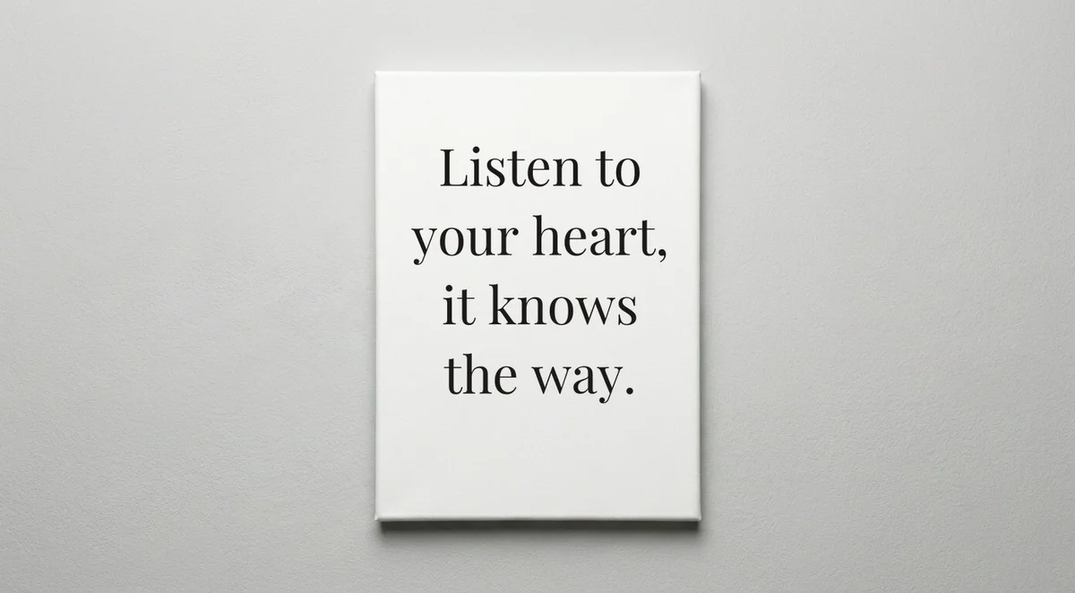Cardiologist quote wall art - canvas print