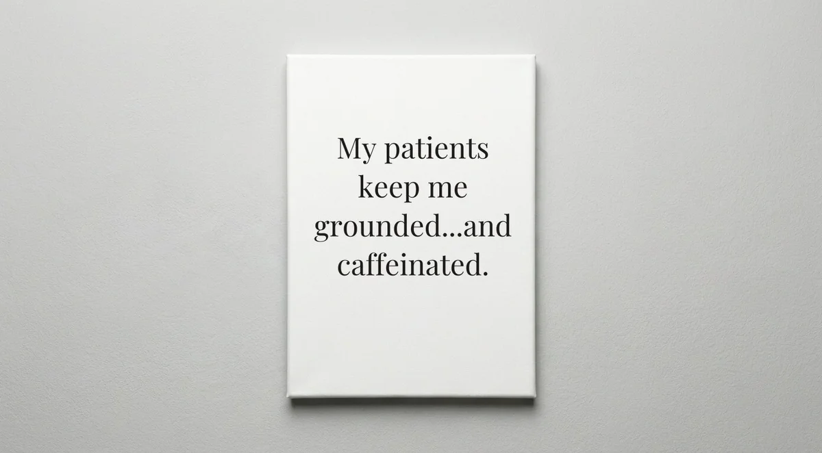 Psychiatrist quote wall art - canvas print