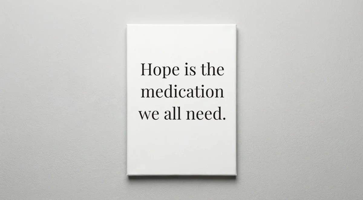 Psychiatrist quote wall art - canvas print