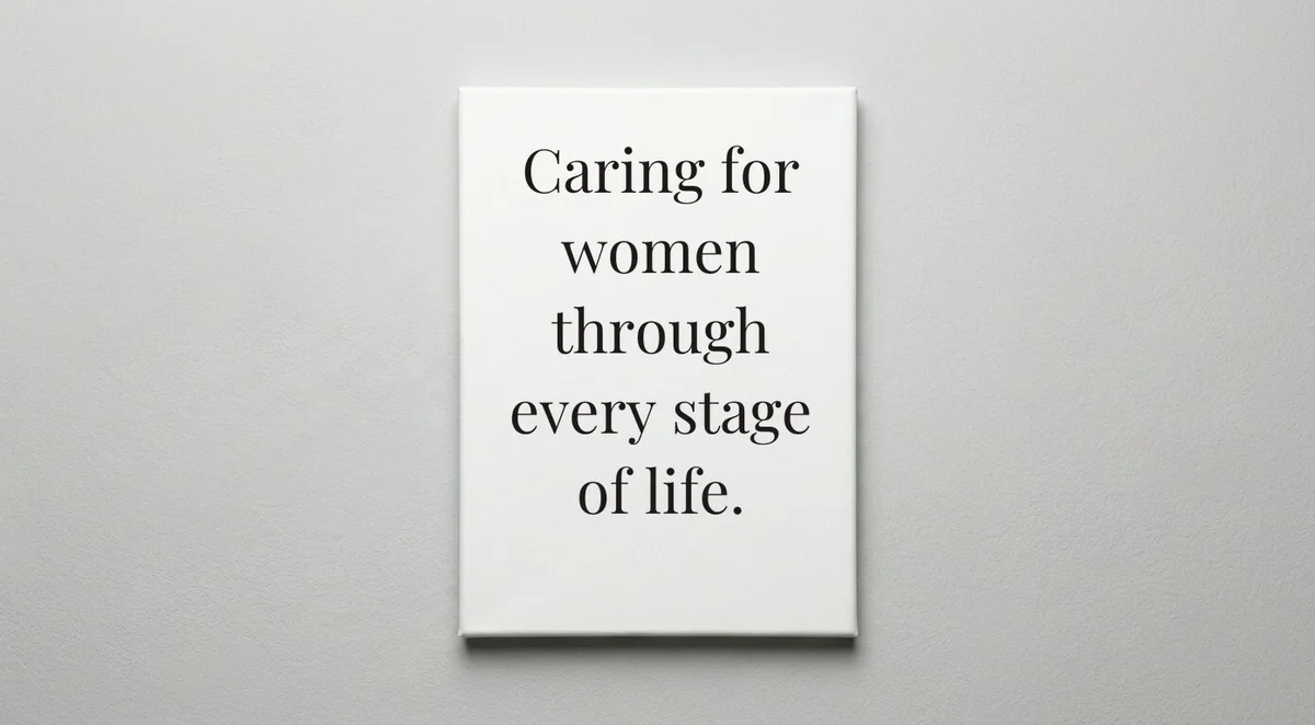 OB/GYN quote wall art - canvas print