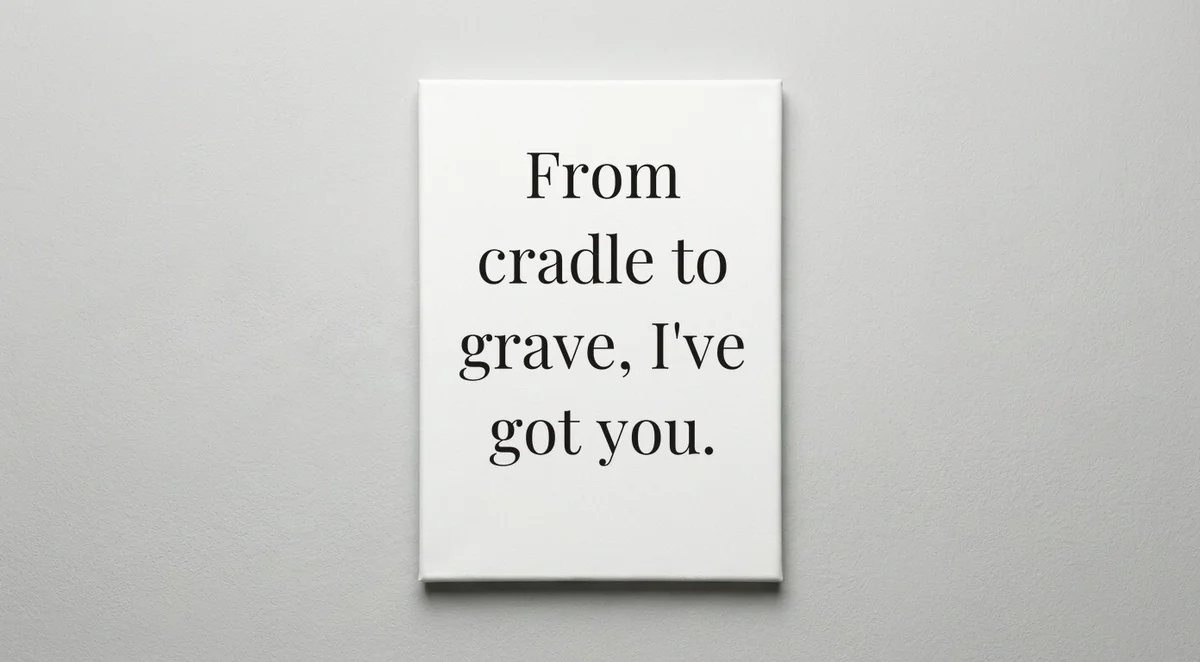 Family Doctor quote wall art - canvas print