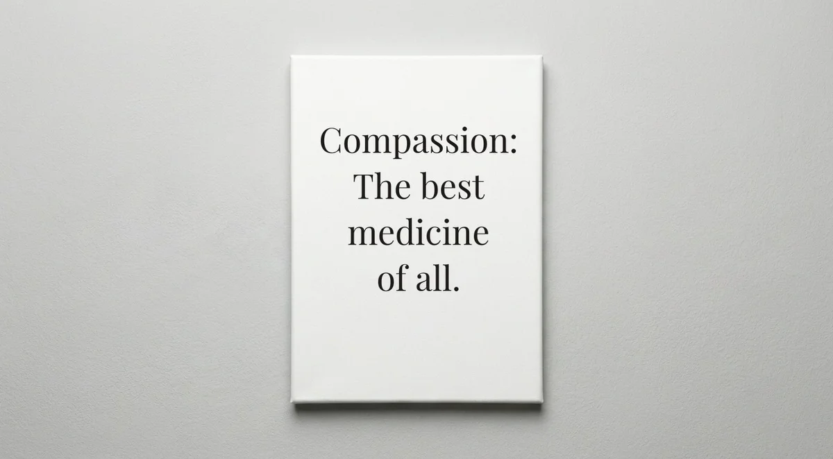 Family Doctor quote wall art - canvas print