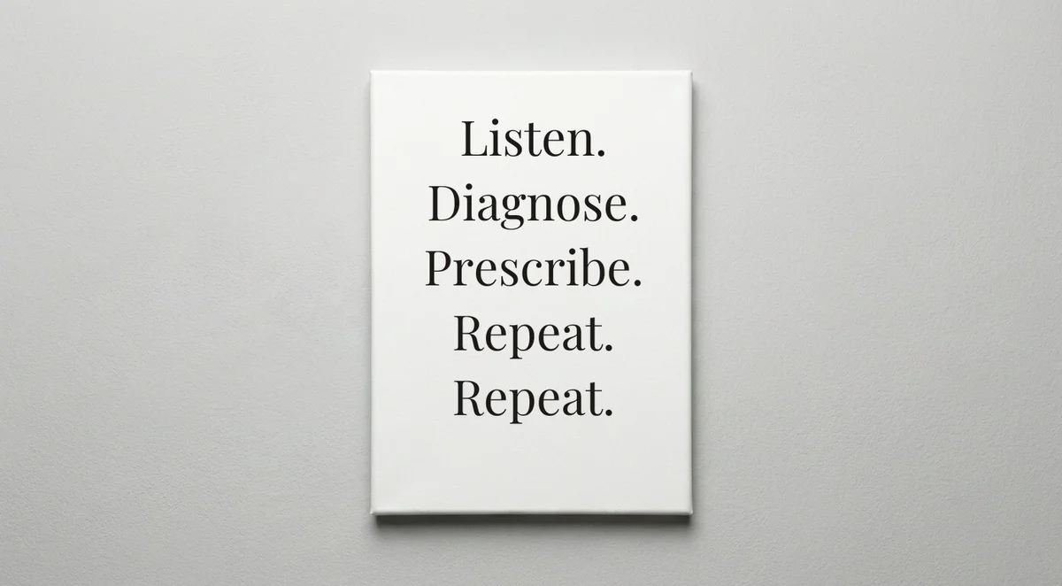 Family Doctor quote wall art - canvas print