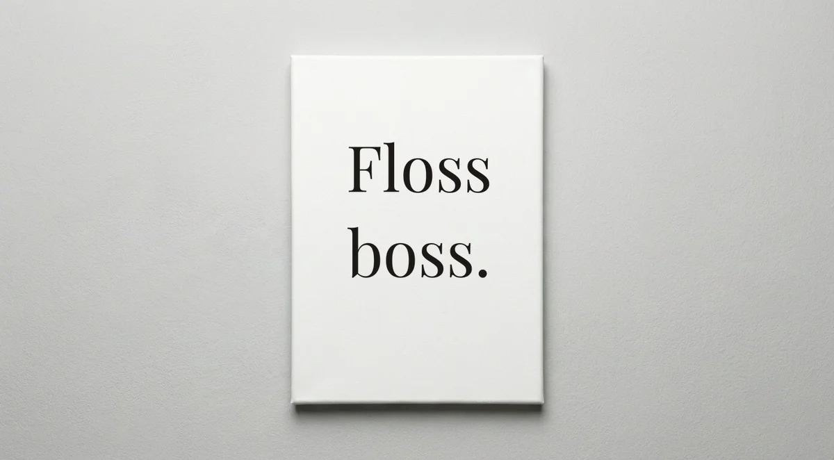 Dental Hygienist quote wall art - canvas print