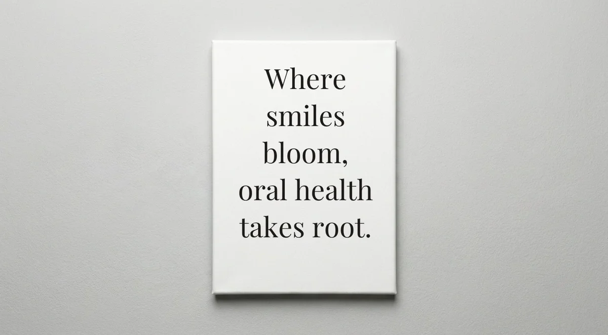 Dental Hygienist quote wall art - canvas print