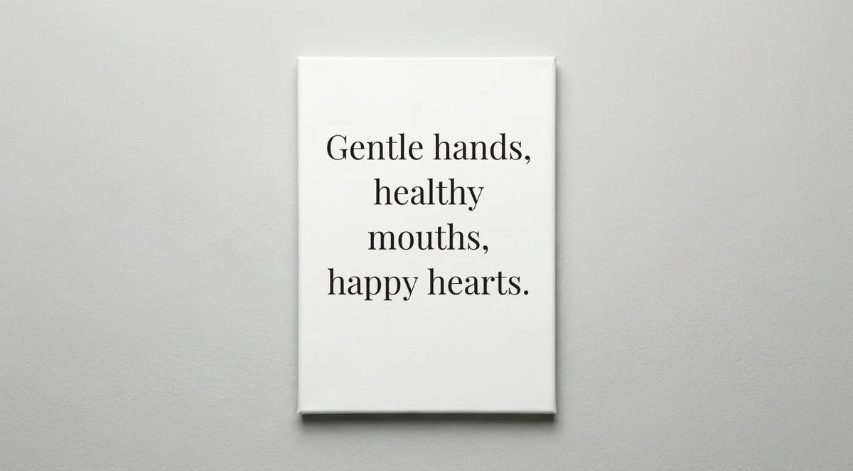 Dental Hygienist quote wall art - canvas print