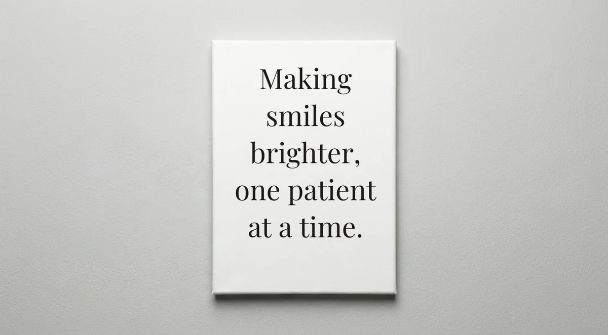 Dental Assistant quote wall art - canvas print